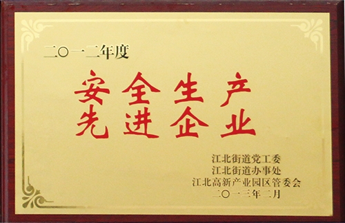 安全生產(chǎn) 先進企業(yè)